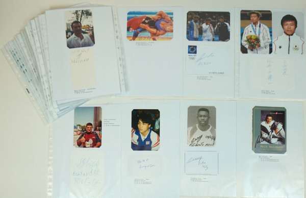 Ringen OSS1996-2012: Olympic Games 1966-2012 Autograph Wrestling