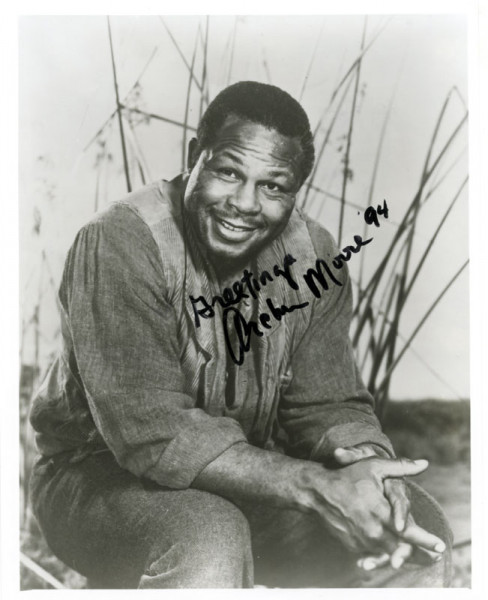 Moore, Archie: Boxing autograph. Archie Moore USA World Champion