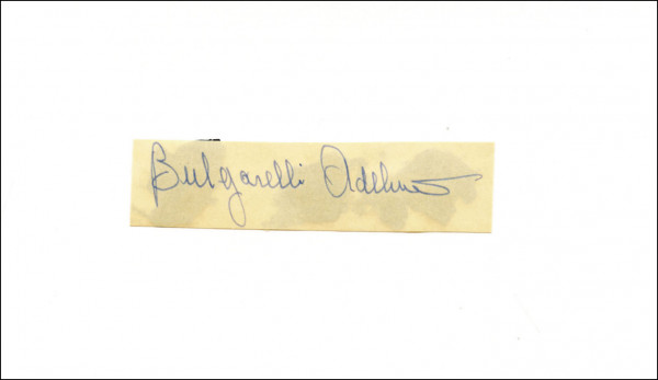 Bulgarelli, Adelmo: Olympic Games 1956 Autograph Wrestling Italy