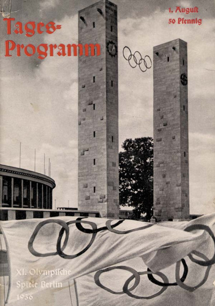 Olympic Games Berlin 1936. programm Opening cerem