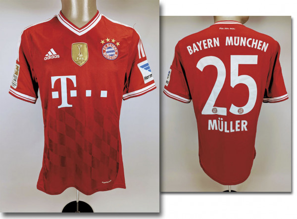 Thomas Müller Fußball Bundesliga Saison 2013/2014, München, Bayern - Trikot 2013/2014