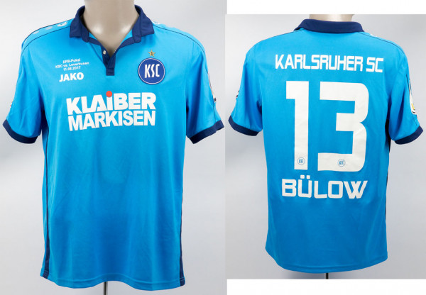 Kai Bülow, am 11.08.2017 gegen Bayer Leverkusen, Karlsruher SC - Trikot 2017/2018