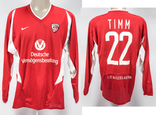 Christian Timm am 4.03.2003 gegen Bremen, Kaiserslautern, 1. FC - Trikot 2003