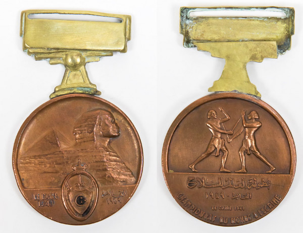 Original Siegermedaille der Fechtweltmeisterschaft, Fechten-Siegermedaille WM1949