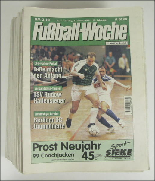 Fußball-Woche 1999 BFV: Jg.75 Nr.1 - 51/52 komplett