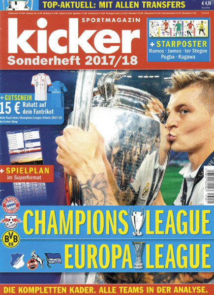 Sondernummer CL-2017 : Kicker Sonderheft CL 17/18