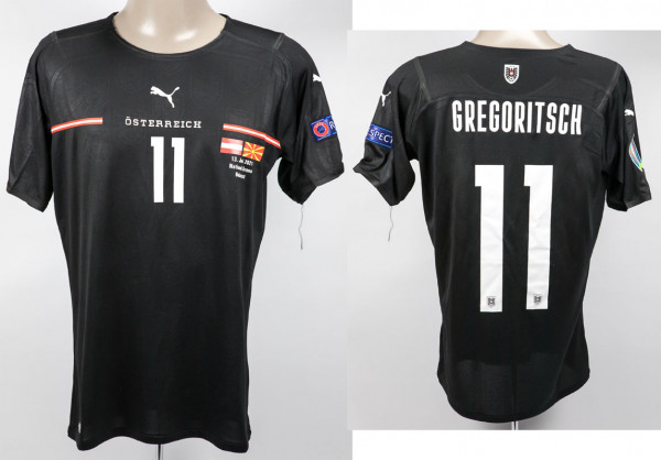 Michael Gregoritsch am 13.06.2021 gegen Mazedonien, Österreich - Trikot 2021 EM