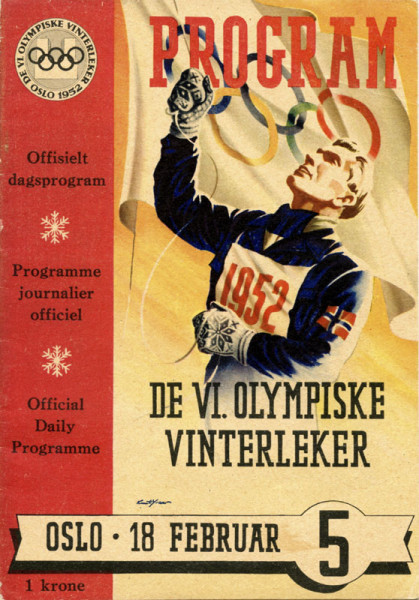 Program de VI.Olympiske Vinterleker Oslo, Offizielles Programm 1952