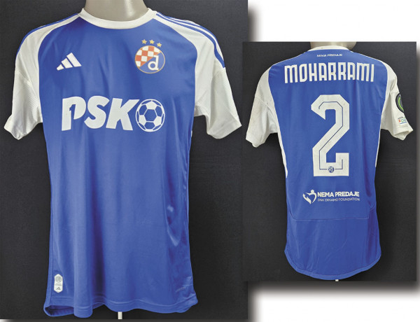 Sadegh Moharrami, am 30.11.2023 gegen Astana FK, Zagreb, Dinamo - Trikot 2023/24