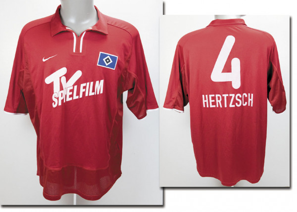 Ingo Hertzsch am 10.03.2002 gegen Hertha BSC, Hamburger SV - Trikot 2001/2002