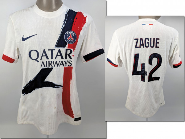 match worn football shirt Paris PSG 2024/25