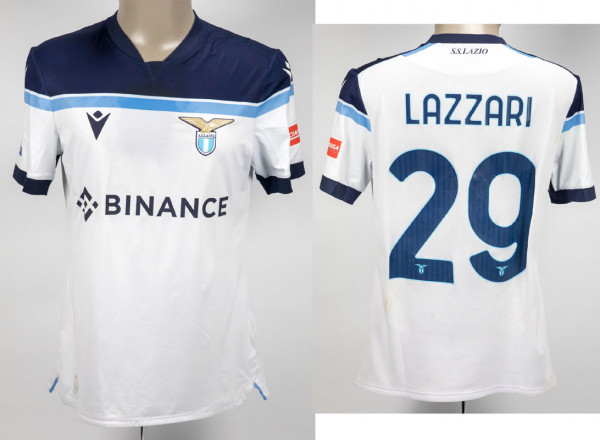 Manuel Lazzari am 10.04.2022 gegen Genoa CFC, Rom, Lazio - Trikot 2021/2022