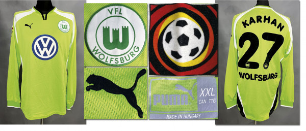 Spielertrikot VFL Wolfsburg DFB Pokal 2001/2002, Wolfsburg, VfL - Trikot 2002