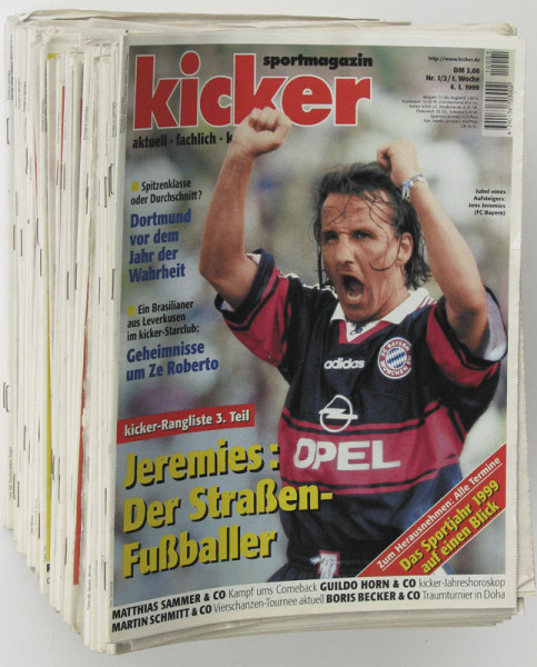 Kicker 1999 MonDon : Jg.Nr. 1/2-105 komplett