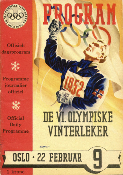 Offizielles Tagesprogramm 1952 no. 9, Programm OSW1952 9