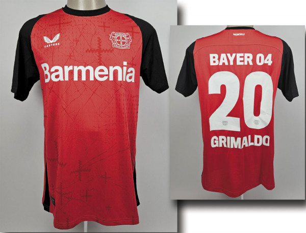 match worn football shirt Bayer Leverkusen 2024