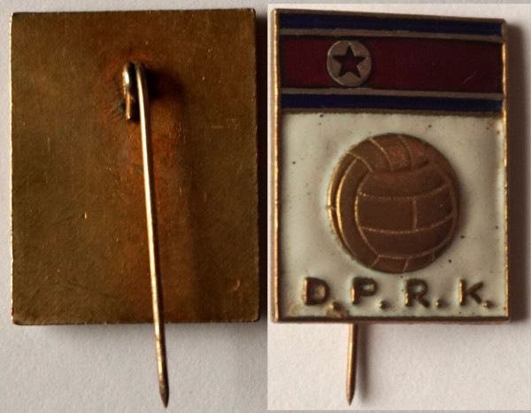 Northcorea official Football Pin badge 1970