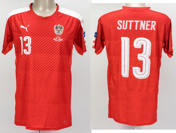 Markus Suttner am 14.06.2016 gegen Ungarn, Österreich - Trikot 2016 EM