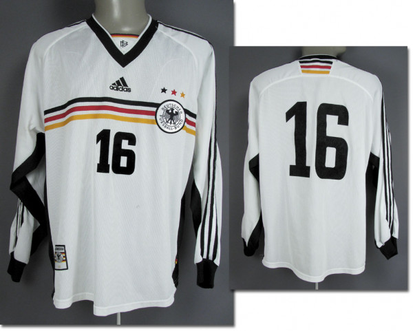 match worn football shirt Germany 1999