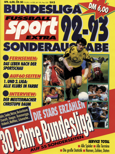 Bundesliga 92-93 Sonderheft: Bundesliga 92-93