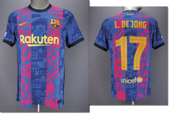 match worn football shirt FC Barcelona 2021/2022