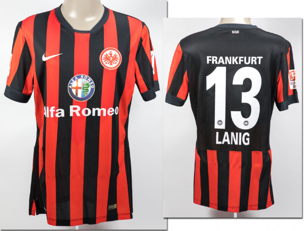 match worn football shirt Eintr. Frankfurt 2014