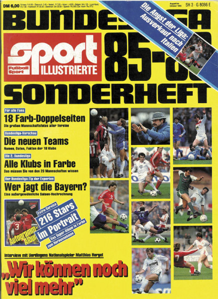 Bundesliga 85-86 Sonderheft: Bundesliga 85-86