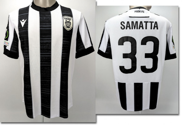 match worn football shirt Paok Saloniki 2023/2024