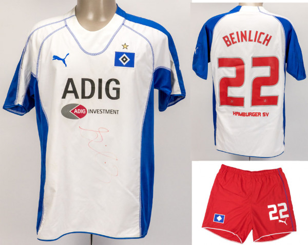 match worn football shirt+short HSV 2005/2006