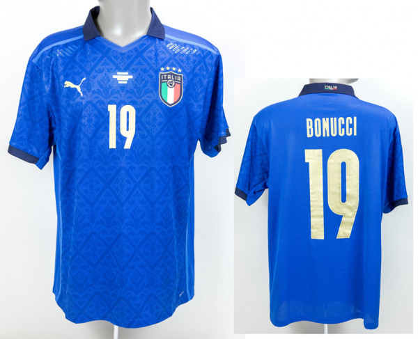 Leonardo Bonucci am 06.07.2021 gegen Spanien, Italien - Trikot 2021 EM