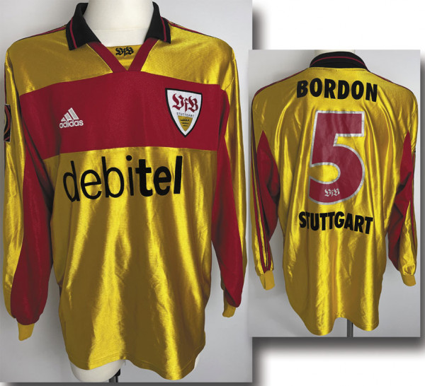 Marcelo Bordon am 11.04.2000 gegen SSV Ulm, Stuttgart, VfB - Trikot 1999/2000