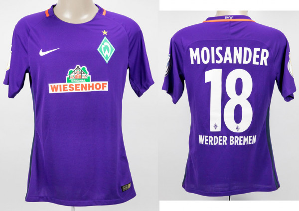 Niklas Moisander am 21.08.2016 gegen SF Lotte, Bremen, SV Werder - Trikot 2016