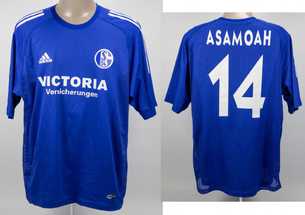 Gerald Asamoah am 26.08.2003 gegen SV Pasching, Schalke, 04 - Trikot 2003