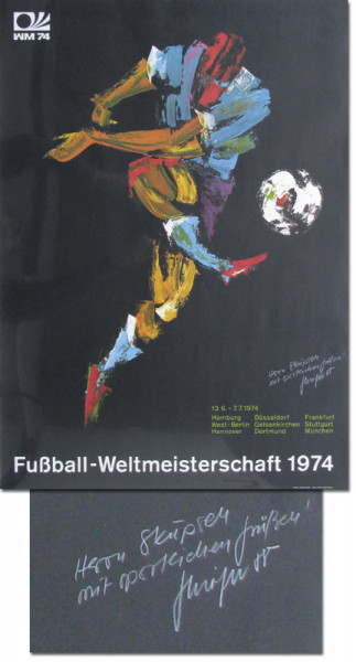 World Cup 1974 Germany. Official Poster 84x60 cm