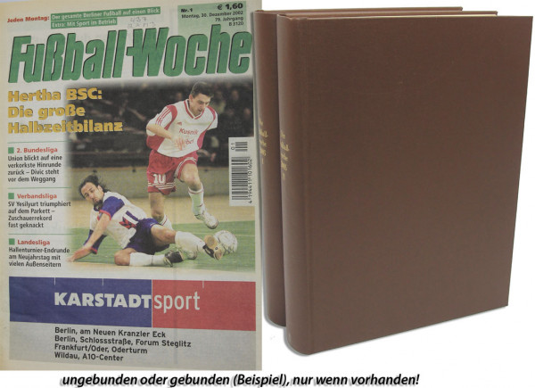 Fußball-Woche 2003 : Jg.: Nr.1-52 komplett