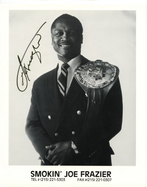 Frazier, Joe: Boxing World Champion Autograph Joe Frazier