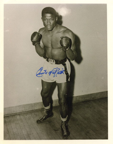 Griffith, Emile: Boxing World Champion USAautograph Emile Griffith