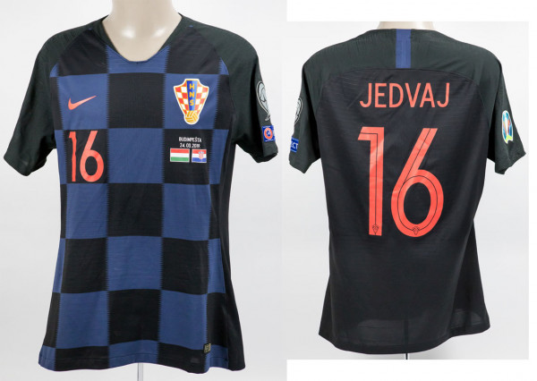 Tin Jedvaj am 24.03.2019 gegen Ungarn, Kroatien - Trikot 2019 EM Qualifikation