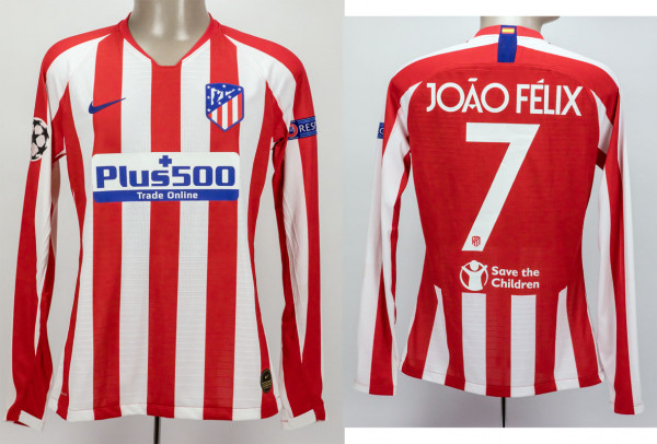 match worn football shirt Atletico Madrid 2019