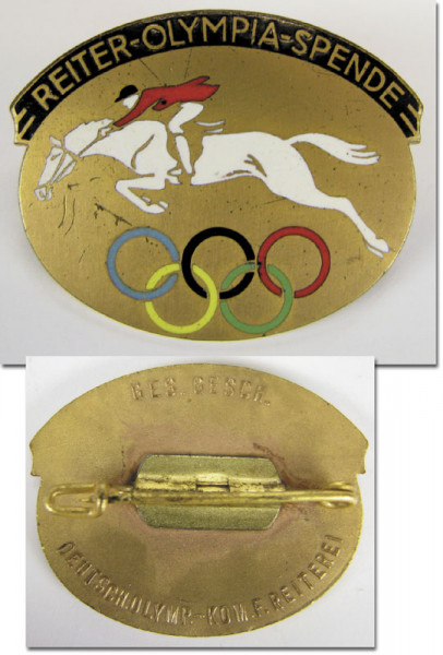 Olympic Games 1952. German Fundraising Badge