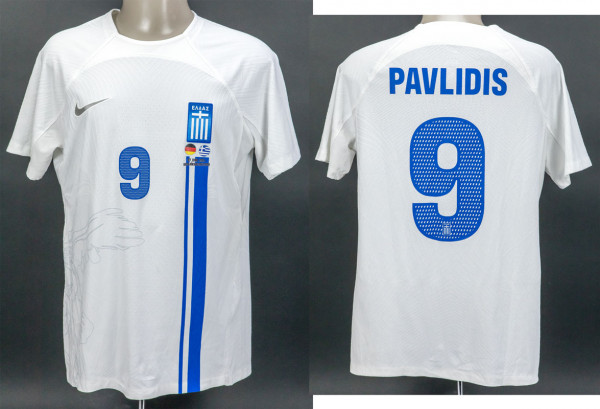 Vangelis Pavlidis am 07.06.2024 gegen Deutschland, Griechenland - Trikot 2024