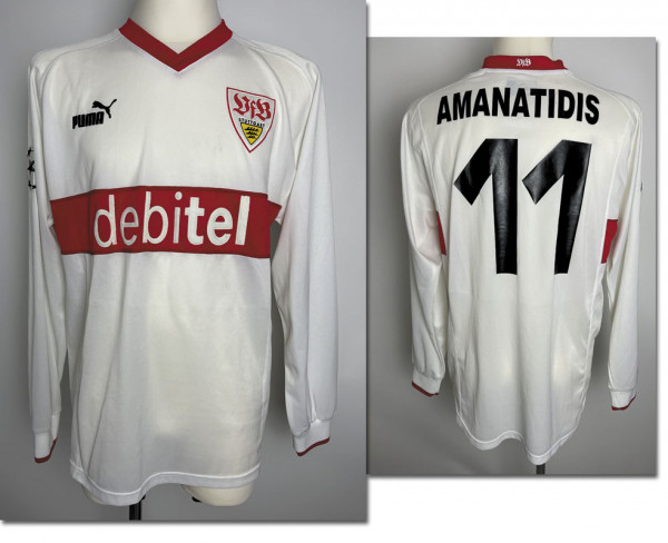 Ioannis Amanatidis am 22.10.2003 gegen Pana. Athen, Stuttgart, VfB - Trikot 2003/2004