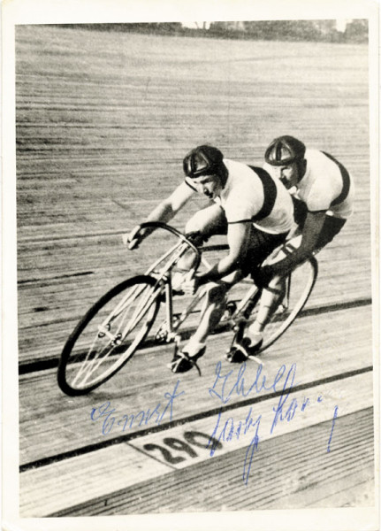 Ihbe/ Lorenz: Autograph Olympic games 1936 cycling Germany