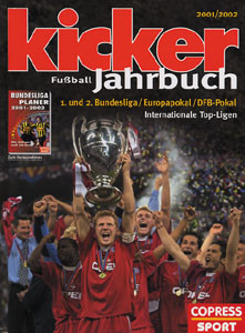 Kicker Fußball-Jahrbuch 2001/02.