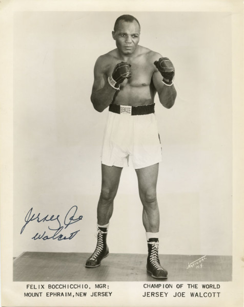 Walcott, Jersey Joe: (1914-1994) Originalsignatur Joe Walcott