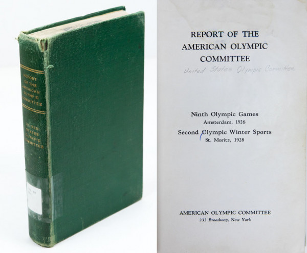 Olympic Games 1928. American Report