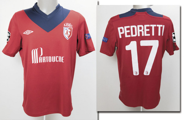 match worn football shirt OSC Lille 2012/2013