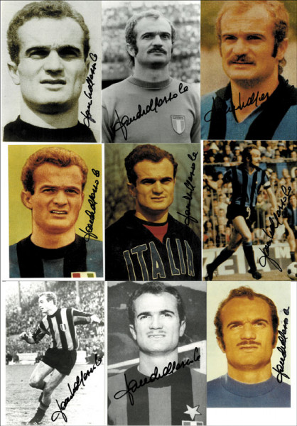 Mazzola, Sandro: Italy Football Autograph Sandro mazzola