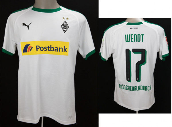 match worn football shirt Moenchengladbach 2018