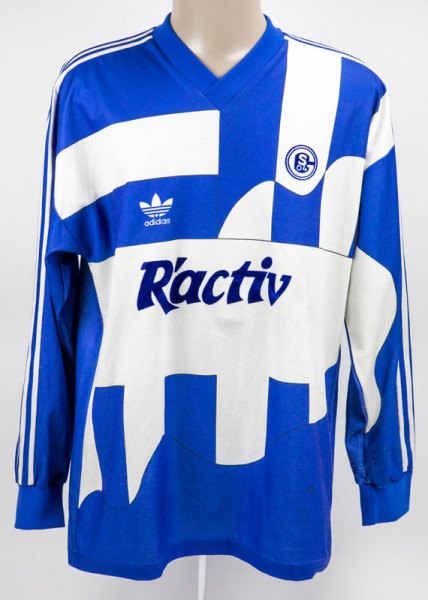 match worn football shirt Schalke 04 1991/1992